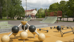 Parkour and skate park