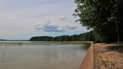 Picture from the shore of Immolanjärvi in ​​Huhtasenkylä
