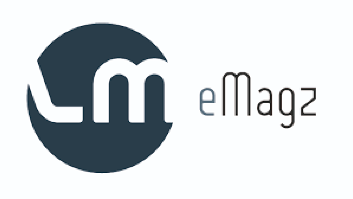 Логотип службы журнала eMagz