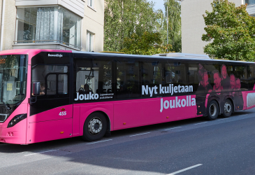Jos yhteinen bussiliikenne toteutuu, Jouko-bussit tulevat myös Imatralle