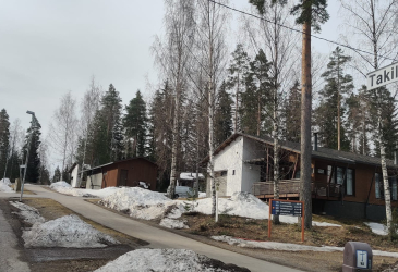 Loma-asuntoalue Ukonniemessä.