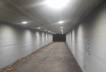 Underpass tunnel.