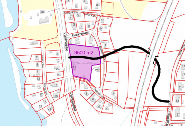 Location of the new underpass in Itä-Siitola as a map image.