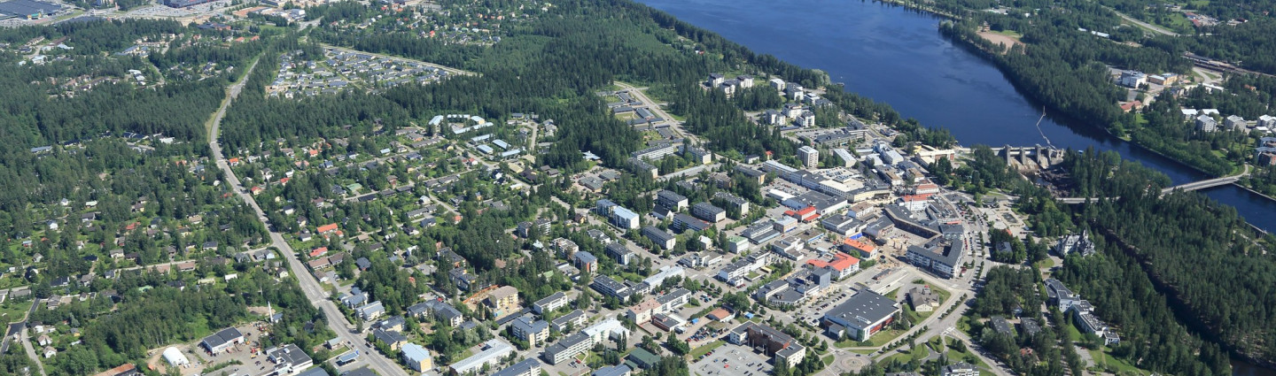 Aerial view of the Imatra factory