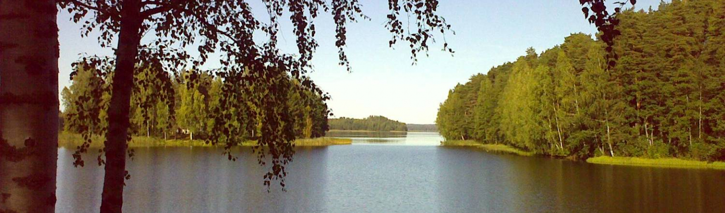 Landscape of a beautiful lake.