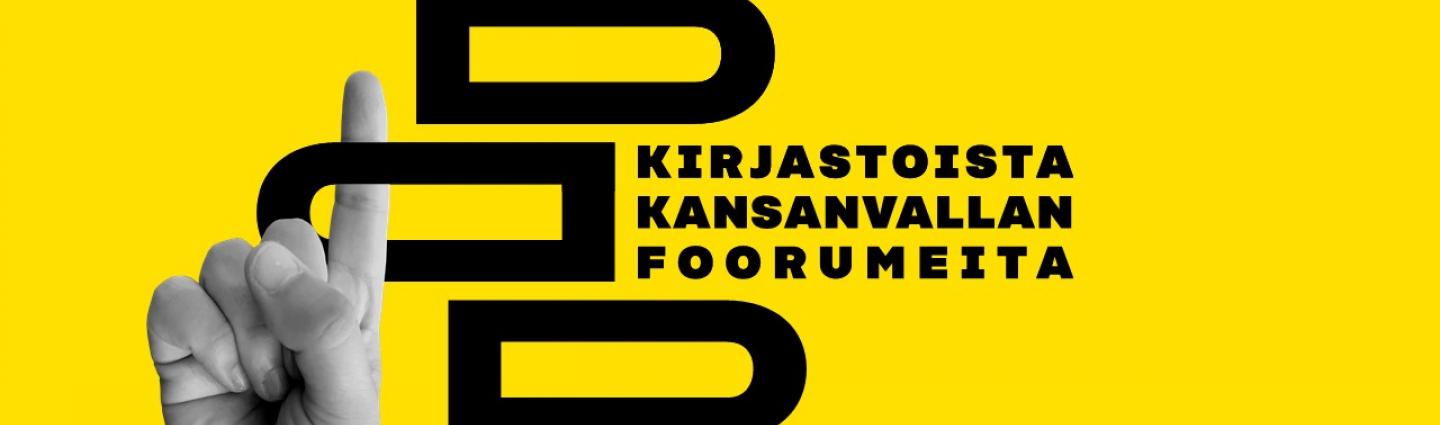 The logo of the Libraries to Forums of People's Power project complex.