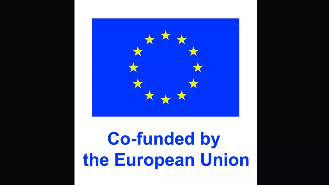 EU logo with the words: Co-funded by the European Union