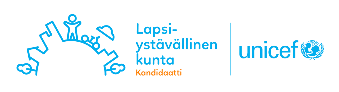 UNICEFin Lapsiystävällinen kunta -kandidaatti -logo
