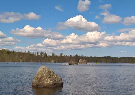 Озерный пейзаж из Нурмиярви.