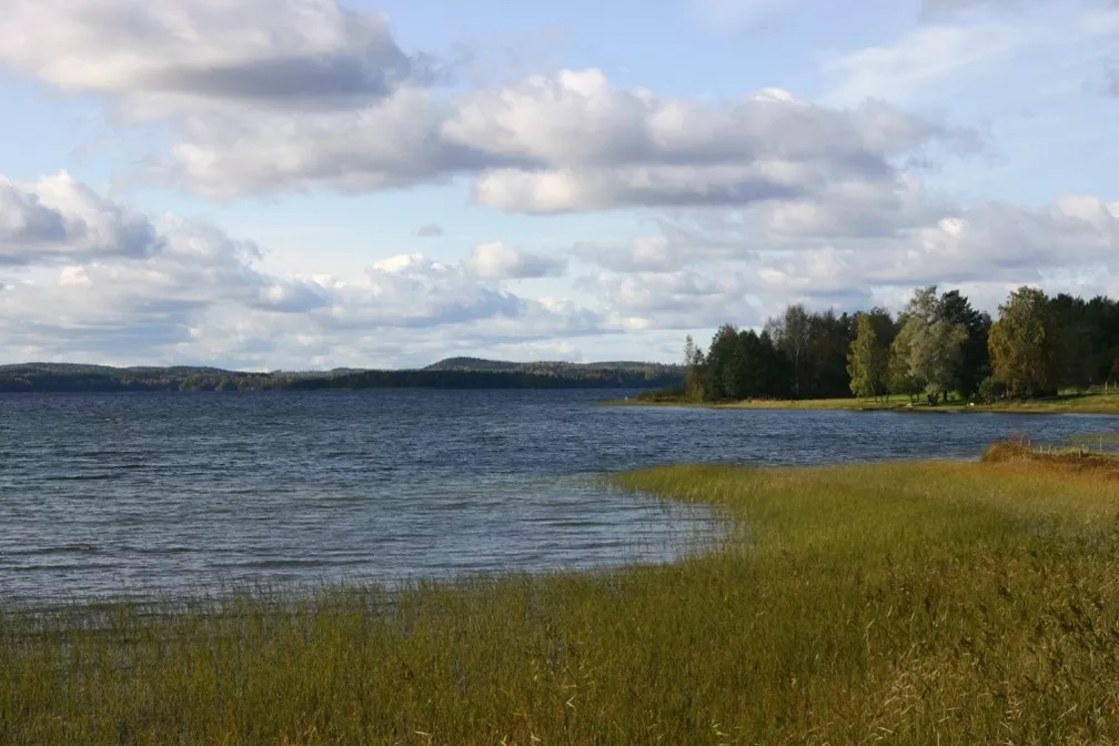 Lake landscape from Lake Simpelejärvi.